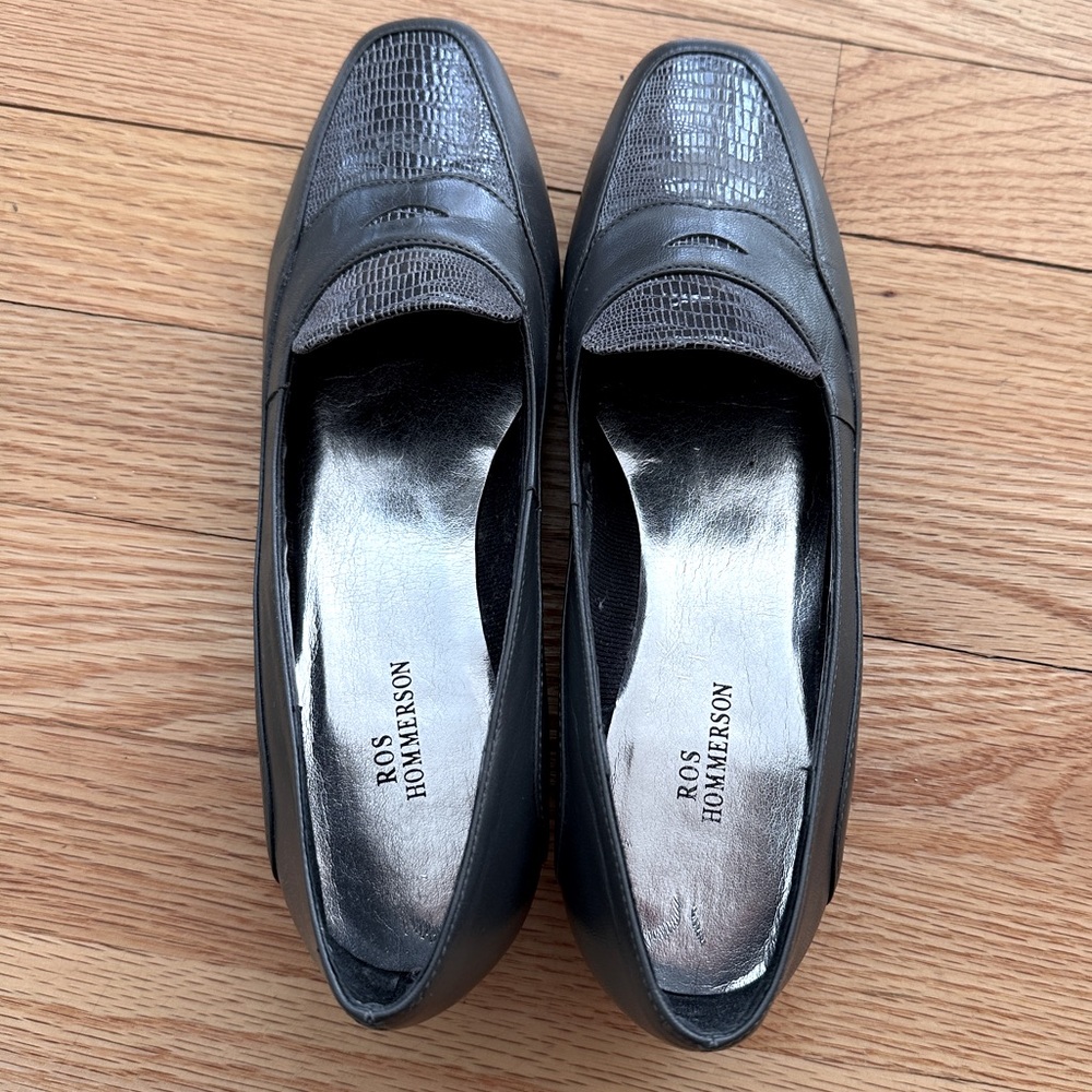 Ros Hommerson Women's Grey Loafers Size 7M